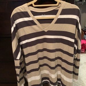 Planet striped top